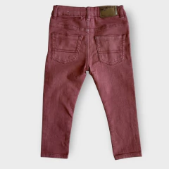 Pantalón de jean semi elastizado rosa con cintura ajustable Zara *NUEVO* - 18-24M - tienda online