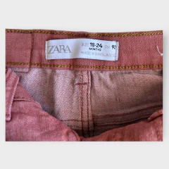Pantalón de jean semi elastizado rosa con cintura ajustable Zara *NUEVO* - 18-24M en internet