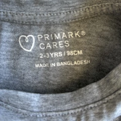 Remera de algodón manga larga gris "Yoy Are Magic" Primark - 2-3A en internet