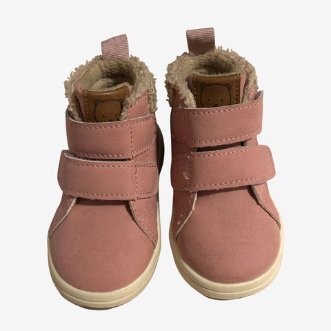 Zapatillas abotinadas con velcro rosa Broer - 18(14cm) - comprar online