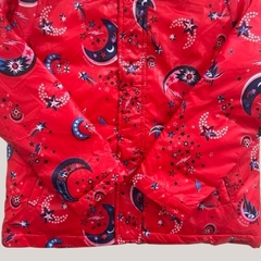 Campera de nylon con capucha roja "Lunas" Kosiuko *NUEVO* - 6A