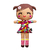 BONECA G | BECA | BRANQUINHA FLORIDA COM MARROM