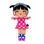 BONECA G | MARIA ALICE | FLORIDA AZUL