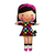 BONECA G | FLORA | T21 SINDROME DE DOWN QUADRICULADA COLOR
