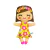 Boneca Florida Amarelo M
