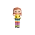 BONECA P | TINA | BRANQUINHA AMARELO POÁ