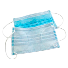 Barbijo Quirurgico Tricapa con Clip Nasal x50 uniades