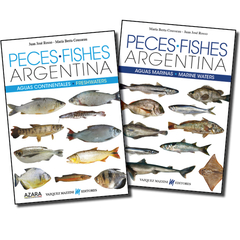 COMBO - 2 LIBROS - PECES DE ARGENTINA: Aguas Marinas + Aguas Continentales