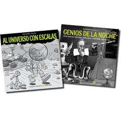 COMBO - 2 LIBROS - GENIOS DE LA NOCHE + AL UNIVERSO CON ESCALAS