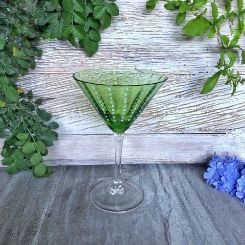 Copa Murano Martini Verde