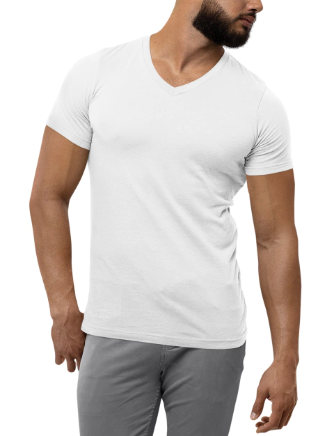 REMERA CUELLO EN V LISA - comprar online