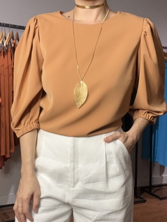 Blusa Manga 3/4 - Cappuccino
