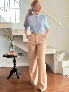 Calça Reta Liocel - Areia