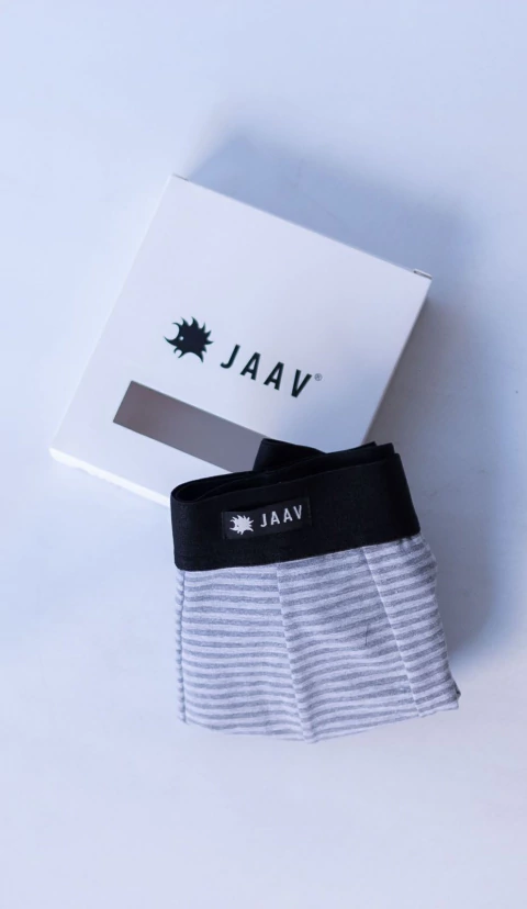 BOXER JAAV GRIS MELANGE RAYADO