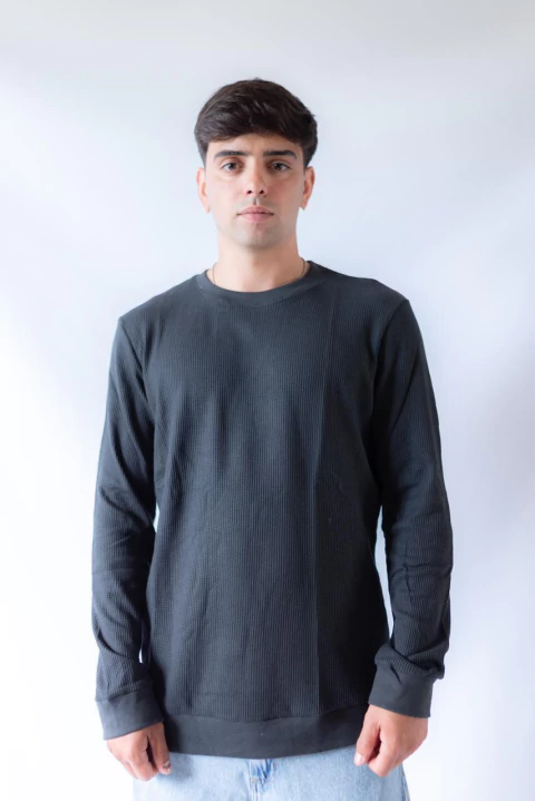 SWEATER MANCHESTER GRIS PLOMO