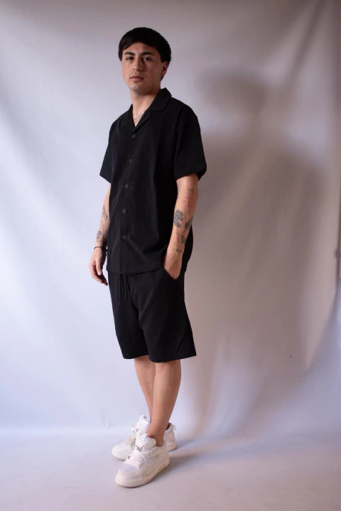 CONJUNTO IMPORTADO LEGANES NEGRO