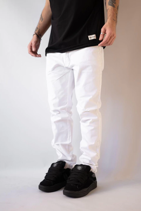 PANTALON CORTE CHINO BLANCO BRADFORD - comprar online