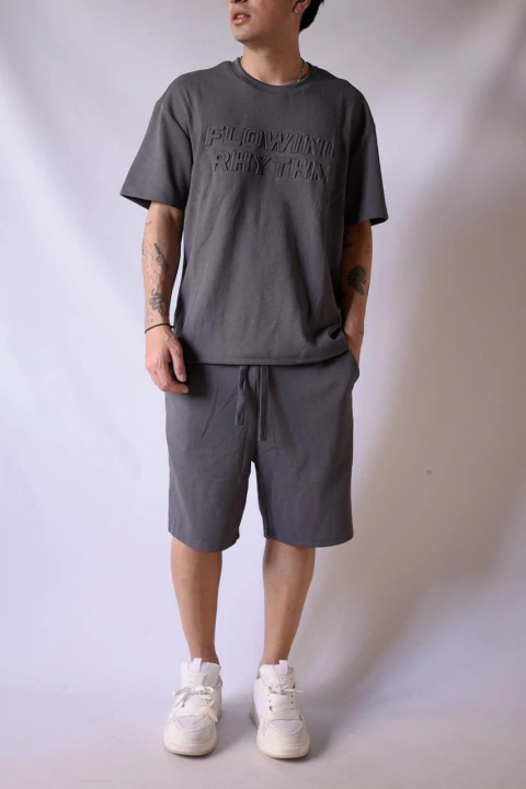 CONJUNTO IMPORTADO FLOWING GRIS - comprar online