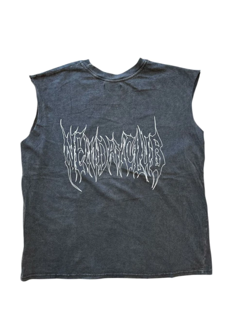 MUSCULOSA SUDADERA WASHED GOTH