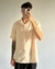 CAMISA DE LINO BARON BLONDE BEIGE MANGA CORTA