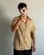 CAMISA CROCHET STEVEN CAMEL