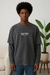 REMERA OVER M/L WASHED DESTROYED