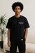 REMERA OVER HANDS NEGRA