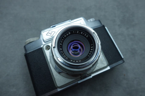 Agfa Ambi Silette con Solinar 50mm f2,8