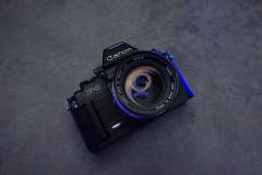 CANON NEW F1 + Canon FL 50mm f/1.4 + Canon AE Power Winder FN