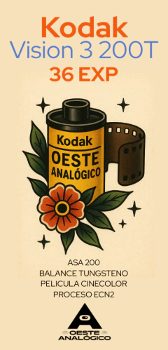 KODAK VISION 3 200T – PELÍCULA COLOR DE 36 EXPOSICIONES en internet