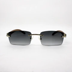Óculos Califa - Preto/Dourado