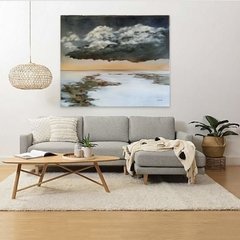 "Cuando se despide el invierno" Oleo sobre lienzo. Medida 100x120