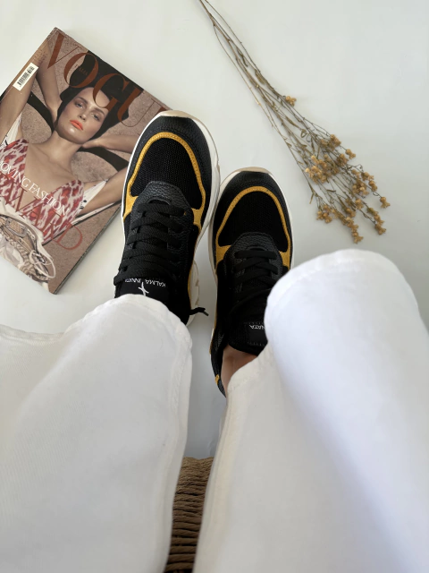 VENECIA NEGRO MOSTAZA - comprar online