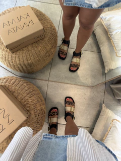 CAMBOYA ANIMAL NEGRO BEIGE - KALMA INNATA