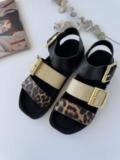 CAMBOYA ANIMAL NEGRO BEIGE - comprar online