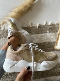 IBIZA BEIGE Y DORADA - KALMA INNATA