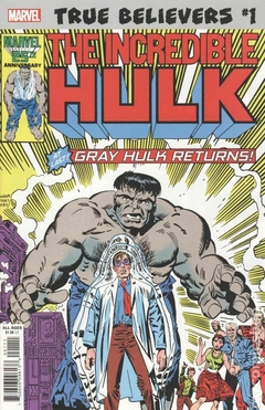 True Believers Hulk Gray Hulk Returns (2019) #1