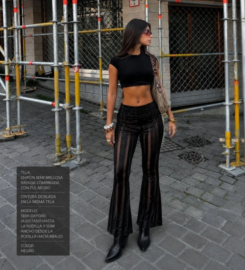 CALZA BRUNA CINTURA VELVET