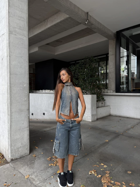 TOP TINI DENIM