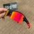 FLAK JACKET 2.0 PRETA C/VERMELHO LENTES RUBY BRILHO RETO - comprar online