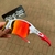 FLAK JACKET 2.0 BRANCA C/VERMELHO LENTES RUBY BRILHO RETO - Xavier Import's
