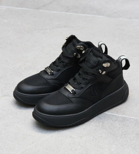 ZAPATILLA CANEA NEGRO CUERO - comprar online