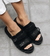 SANDALIA CON ABROJOS NEGRO