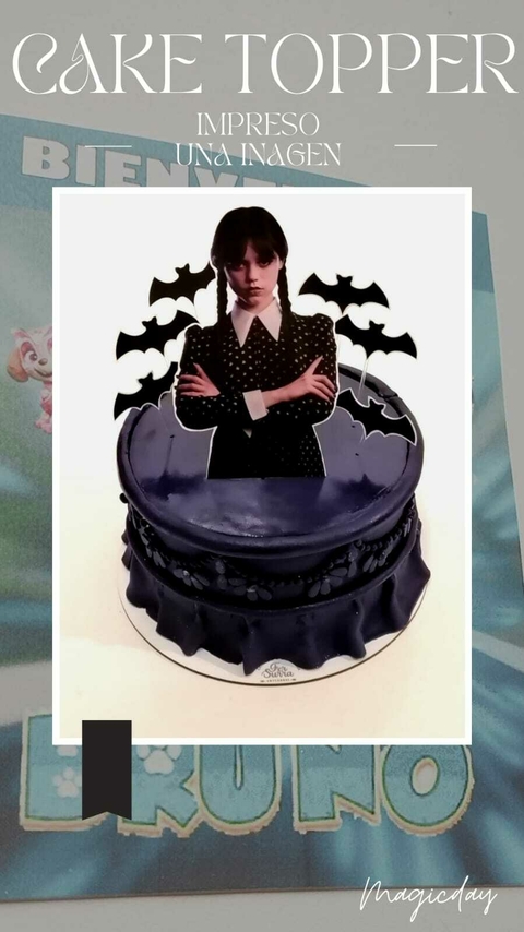 CAKE TOPPER UNICO GRANDE Y 4 PEQUEÑAS