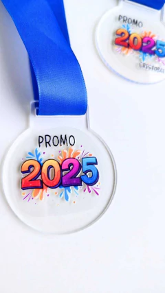 Imagen de 1 MEDALLA PERSONALIZADA CON CAJA EGRESADITOS