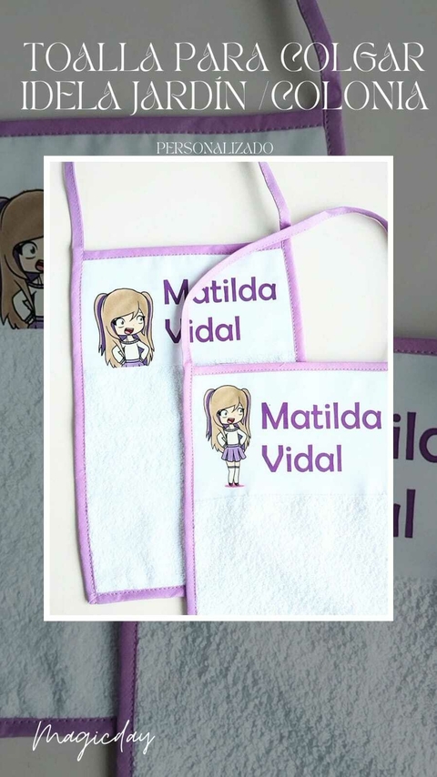 4 TOALLAS PARA COLGAR PERSONALIZADAS - comprar online