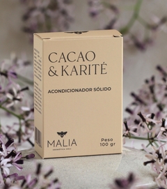 CACAO & KARITÉ - Acondicionador sólido vegano XL 100gr - comprar online
