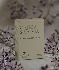 ORTIGA & SALVIA - Acondicionador sólido vegano XL 100gr - comprar online