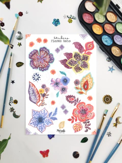 Stickers Flores Boho