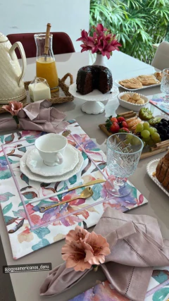 Lugar Americano Aquarela Floral - comprar online